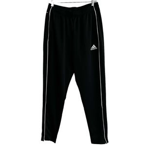 Adidas Black Aeroready Zip Cuff Joggers L LNC